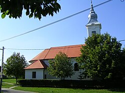 Roman catholic church in Ivánbattyán, Hungary