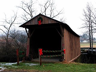 <span class="mw-page-title-main">Jack's Creek Covered Bridge</span> Bridge in Woolwine, Virginia