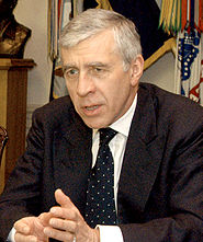 Jack Straw was the first commoner to be appointed as Lord Chancellor since 1587. Jack Straw meeting with Rumsfeld at Pentagon, May 19, 2005, cropped.jpg