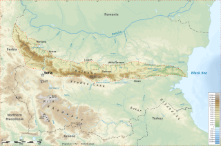 <span class="mw-page-title-main">Balkan Mountains</span> Mountain range in the Balkan Peninsula