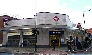 <span class="mw-page-title-main">Oval tube station</span> London Underground station