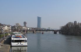 Panorama della città dal ponte Eiserner Steg