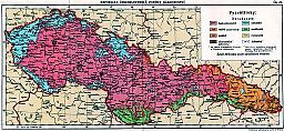 Regionoj de hodiaŭa Ĉeĥio, loĝigitaj laŭ ĉeĥoslovaka popolnombrado en la jaro 1910 plejparte de germanlingva loĝantaro