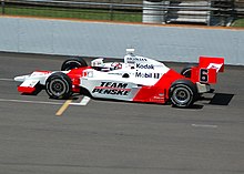 Hornish practicing for the 2007 Indianapolis 500 SamHornishJrPracticing2007Indy500.jpg