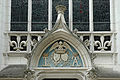 Gable of the chapel's entrance