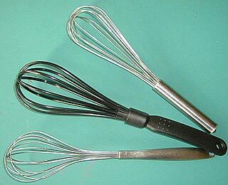 <span class="mw-page-title-main">Whisk</span> Cooking utensil