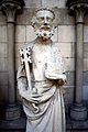 Outside of the cathedral of Rouen, France