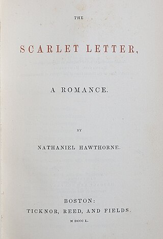 <i>The Scarlet Letter</i> 1850 novel by Nathaniel Hawthorne