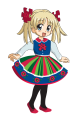 Wikipe-tan in Polish, regional outfit, ver 1.