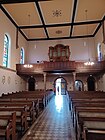 La tribune et orgue église Saint-Jacques-le-Majeur.