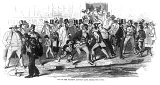 <span class="mw-page-title-main">Panic of 1857</span> American economic crisis