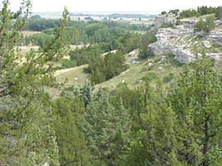 <span class="mw-page-title-main">Ash Hollow Formation</span> Geologic formation in Nebraska