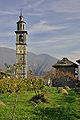 Glockenturm der Kirche San Gottardo