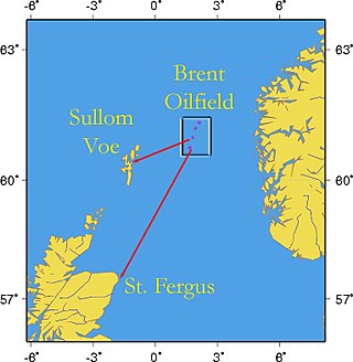 <span class="mw-page-title-main">Brent oilfield</span> Former oilfield in the North Sea