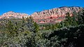 Lost Wilson Mountain to left, Wilson Mountain to right. From Brins Mesa Trail