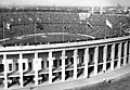 Fußballspiel bei den Olympischen Spielen, August 1936