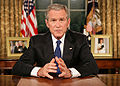 Bush at his desk