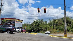 Puerto Rico Highway 110 in Quebrada Larga