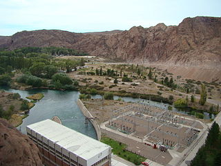 Florentino Ameghino Dam dam in Argentina