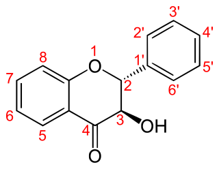 <span class="mw-page-title-main">Flavanonol</span> Class of chemical compounds