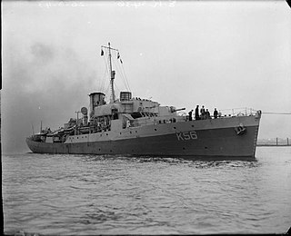 HMS <i>Asphodel</i> (K56) Flower-class corvette