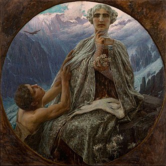 La vetta], di Cesare Saccaggi (1912)