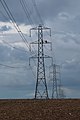 Maintenance workers on electricity pylon