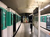 Line 3bis platforms at Gambetta