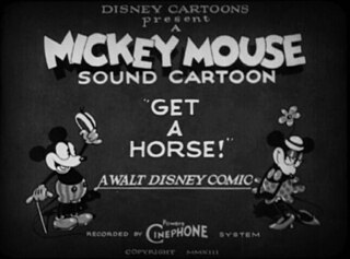 <i>Get a Horse!</i> 2013 Mickey Mouse cartoon