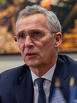 Stoltenberg vuonna 2023.