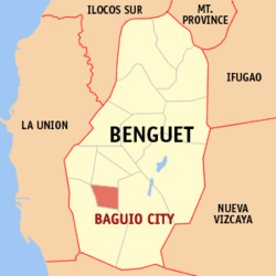 Baguio City Benguetin provinssissa.