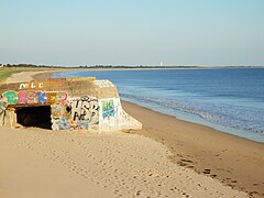 La plage.