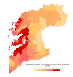 Densidad de población (2018)