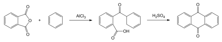 Synthese van antrachinon