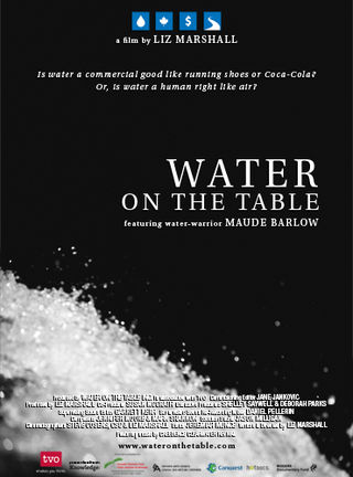 <i>Water on the Table</i> 2010 Canadian TV series or program