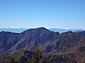 云取山眺望飞龙山（日语：飛竜山）与南アルプス