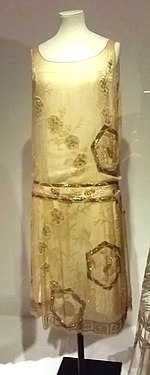 1926 chiffon evening dress