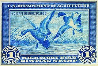 <span class="mw-page-title-main">Federal Duck Stamp</span> Stamps sold for wetland conservation