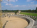 Ricostruzione dell'antico anfiteatro romano di Colonia Ulpia Traiana (parco archeologico)