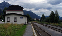 Station Vils aan de Außerfernspoorlijn