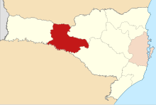 Location of the diocese. Metropolitan archdiocese in pink.
