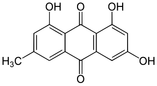 <span class="mw-page-title-main">Emodin</span> Chemical compound