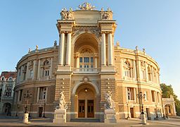 Il Teatro d'opera e balletto di Odessa, in Ucraina