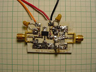 <span class="mw-page-title-main">RF power amplifier</span> Type of electronic amplifier