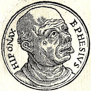 <span class="mw-page-title-main">Hipponax</span> Ancient Greek poet