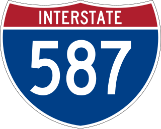 <span class="mw-page-title-main">Interstate 587 (North Carolina)</span> Interstate Highway in North Carolina