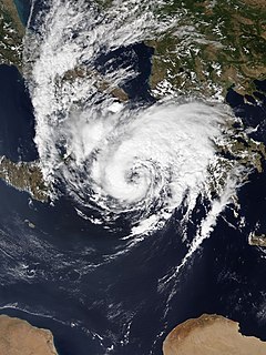 Mediterranean tropical-like cyclone Hurricane-like storms in the Mediterranean Sea