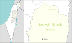 Oranit is located in the Northern West Bank