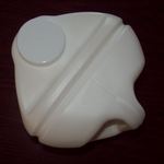 The top of a square milk jug. The ability to stack the square jugs was promoted as a cost saving improvement to the design. Milk jug top.png