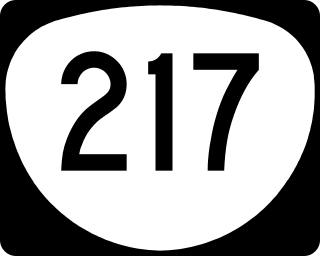 <span class="mw-page-title-main">Oregon Route 217</span> Freeway in the Portland, OR, metro area